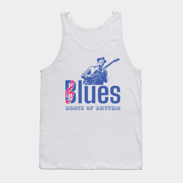 Blues Music Guitarist | Classic Maestro Edition Tank Top by VISUALUV